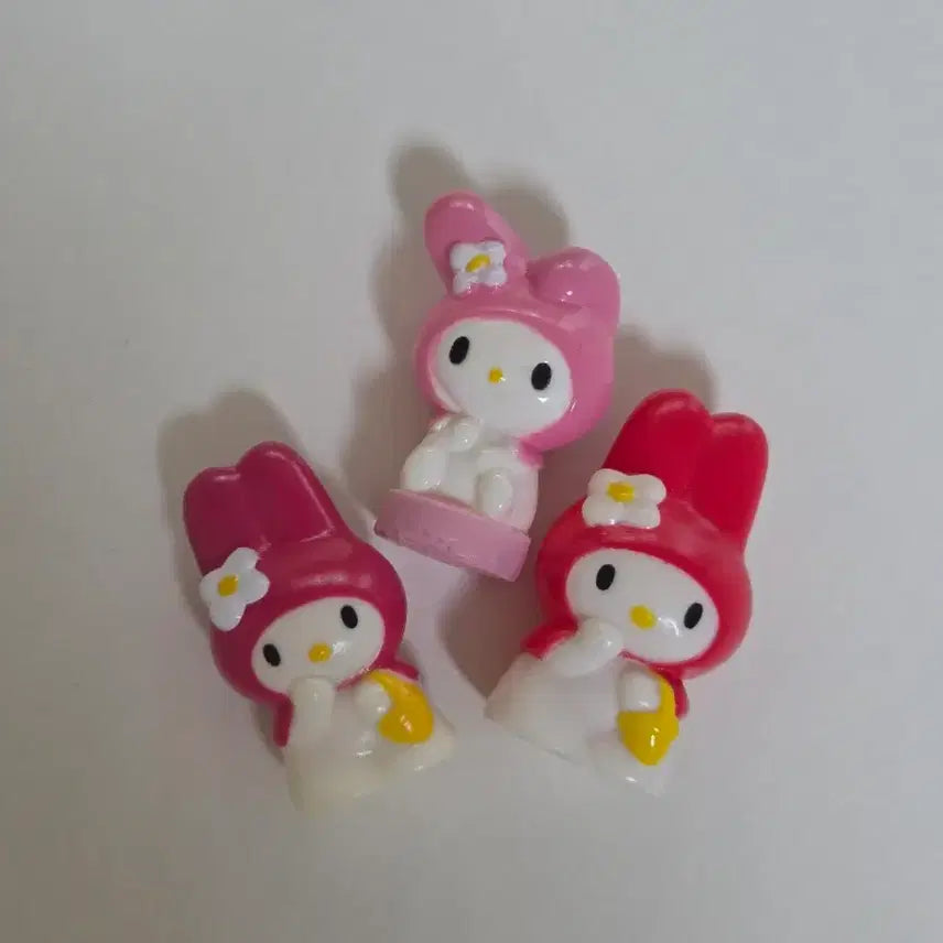 [BUNJANG] Set of 6 Vintage Sanrio Figures: Hello Kitty &amp; My Melody / 6개일괄)고전키티 마이멜로디 피규어 세트판매