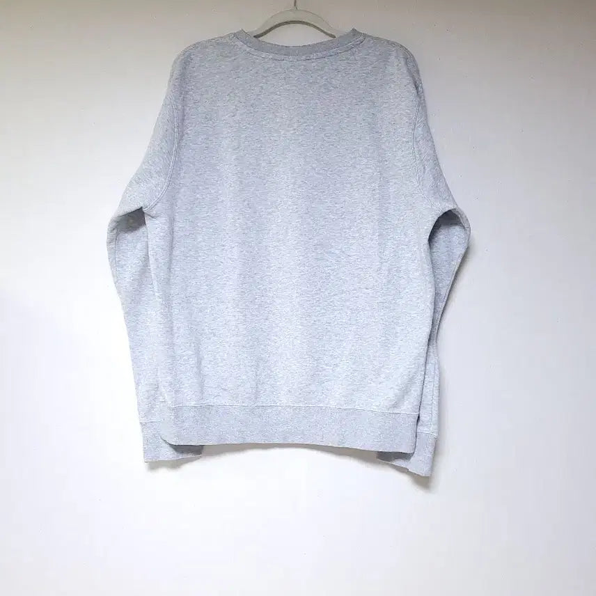 [BUNJANG] Nike Double Swoosh Grey Sweatshirt (Size M) / 나이키 더블스우시 맨투맨 그레이 (사이즈95/M)