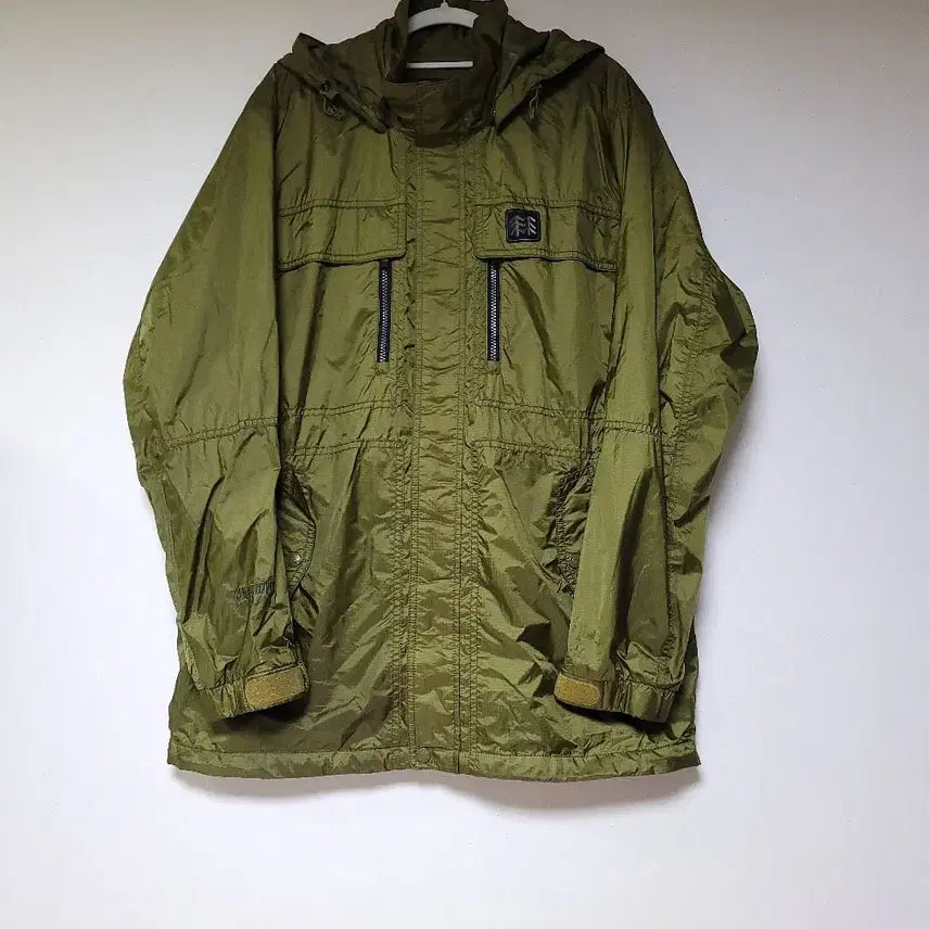[BUNJANG] Kolon Windbreaker Jacket Khaki (Size XL) / 코오롱 바람막이 자켓 카키 (사이즈105/XL)