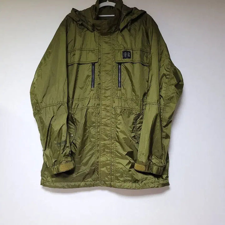 [BUNJANG] Kolon Windbreaker Jacket Khaki (Size XL) / 코오롱 바람막이 자켓 카키 (사이즈105/XL)