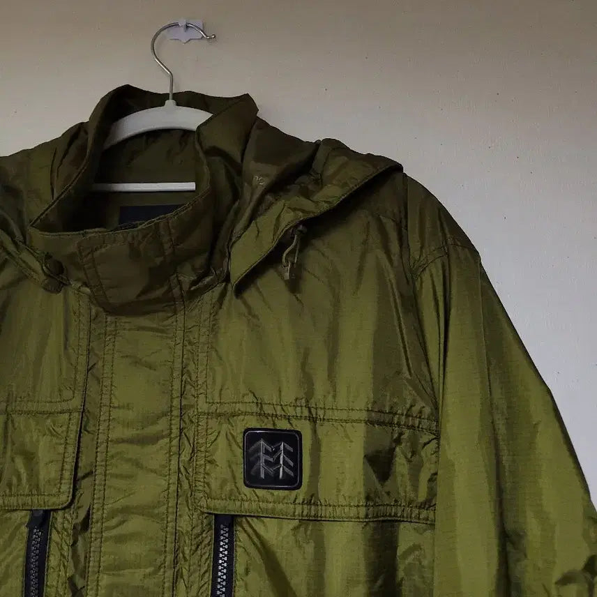 [BUNJANG] Kolon Windbreaker Jacket Khaki (Size XL) / 코오롱 바람막이 자켓 카키 (사이즈105/XL)
