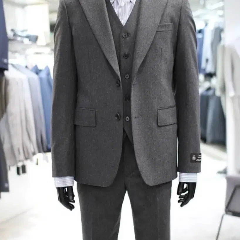 [BUNJANG] Jiye PAReNHEiT Fabio Cashmere 3-Piece Suit / 지이크 파렌하이트 / 이태리 fabio 캐시 3피스 수트 / 110,82