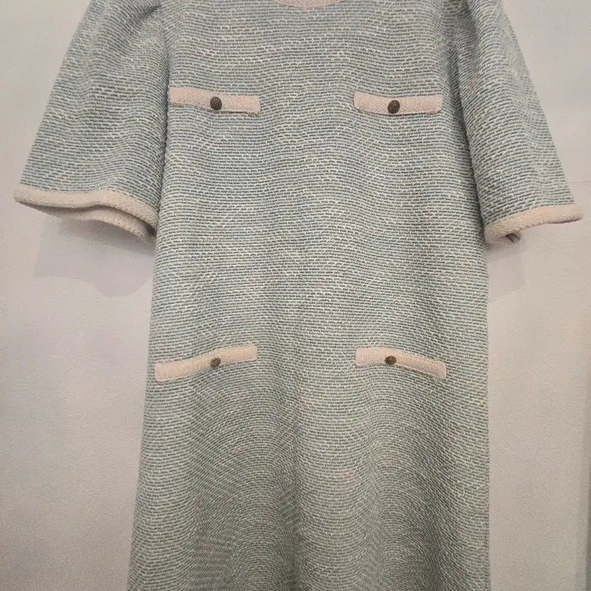 [BUNJANG] Ab Plus Tweed Puff Sleeve Dress / ab plus 트위드 퍼프소매 원피스