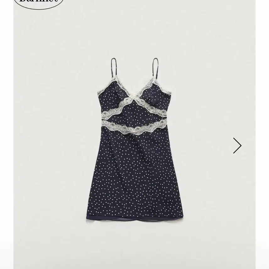 [BUNJANG] The Barnet Dot Slip Dress / 더바넷 도트 슬립 원피스