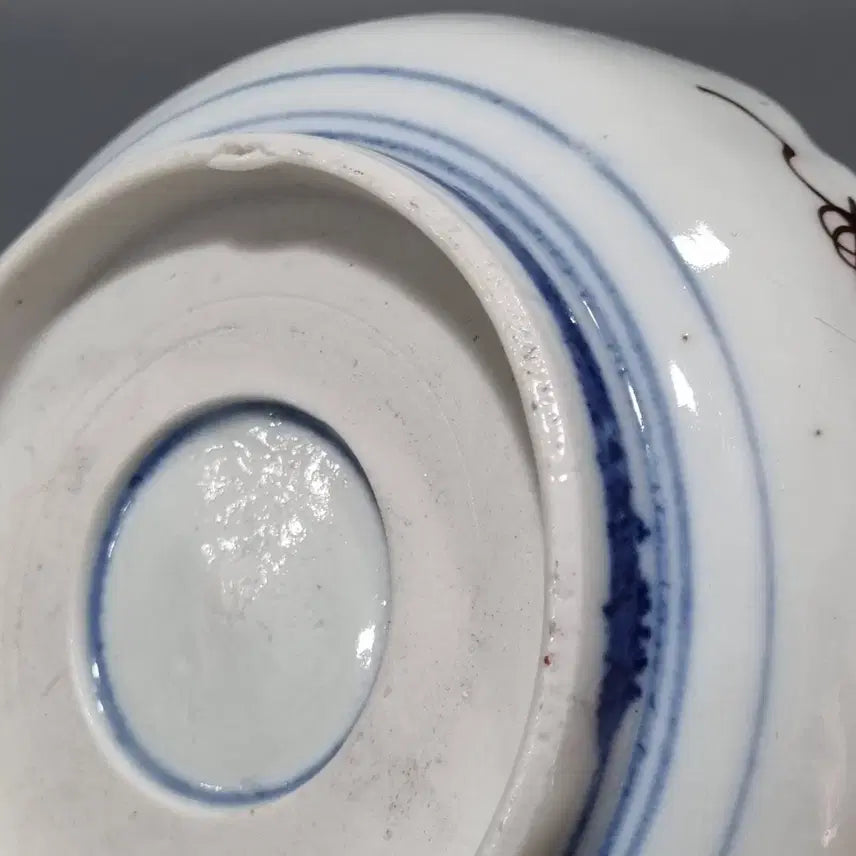 [BUNJANG] Vintage Imari Porcelain Floral Plate / 골동품 빈티지 플라워 패턴 도자기 접시