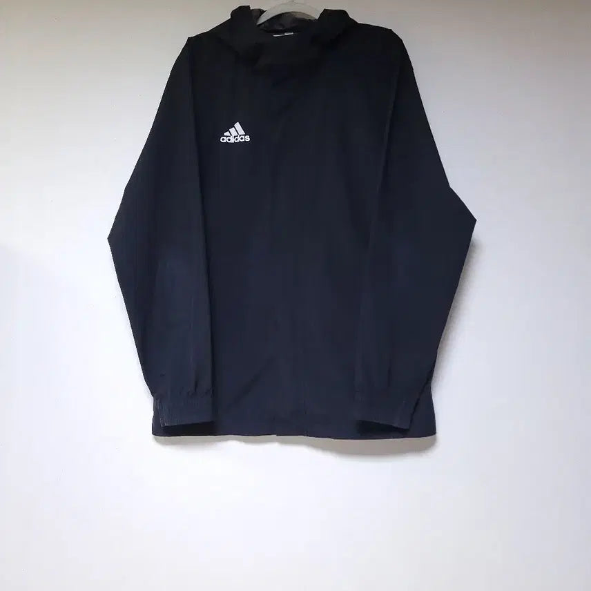 [BUNJANG] Adidas Functional Windbreaker Jacket Black (Size 2XL) / 아디다스 기능성 바람막이 자켓 블랙 (사이즈110/2XL)