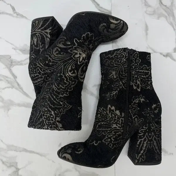 [BUNJANG] ASH Pattern Fabric Boots / ASH 아쉬 패턴 패브릭 부츠