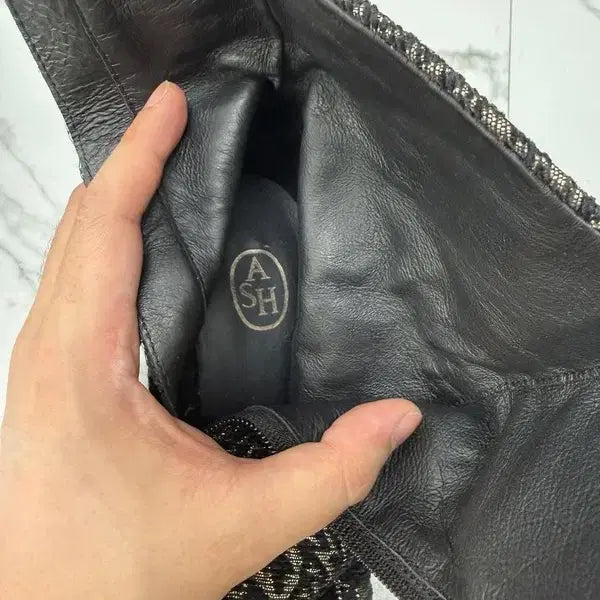 [BUNJANG] ASH Pattern Fabric Boots / ASH 아쉬 패턴 패브릭 부츠