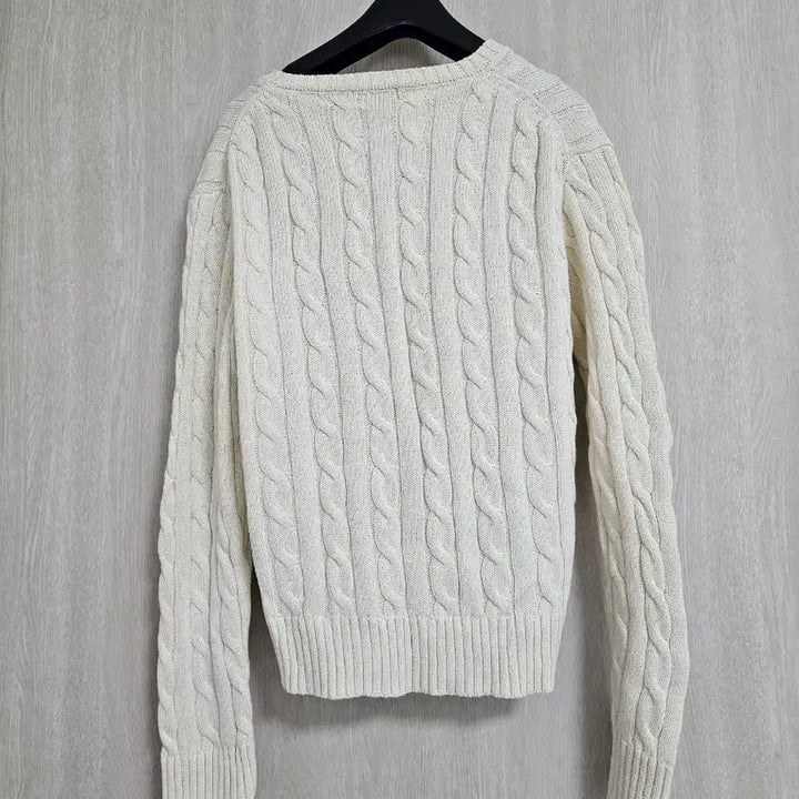 [BUNJANG] Polo Ralph Lauren Cable Knit Sweater (Ivory, Women&