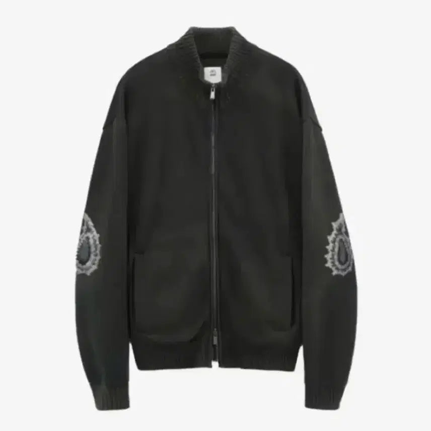 [BUNJANG] Polilu Track Knit Zip-Up Dark Green / (2) 폴리테루 / 트랙 니트 집업 / 다크그린