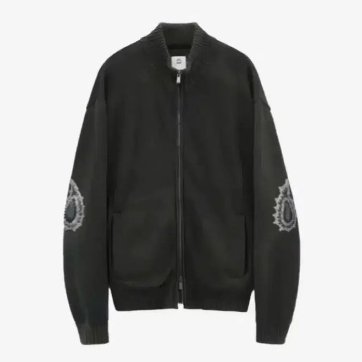 [BUNJANG] Polilu Track Knit Zip-Up Dark Green / (2) 폴리테루 / 트랙 니트 집업 / 다크그린