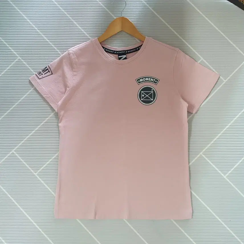 [BUNJANG] NII Short-Sleeve T-Shirt Pink Print Size 90 / .90 NII 반팔 티셔츠