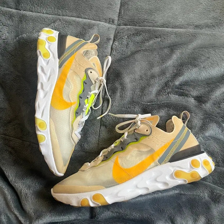 [BUNJANG] Nike React Element 87 Light Orewood Brown Sneakers / 나이키 리액트 엘리먼트87 라이트 오우드 브라운 270사이즈