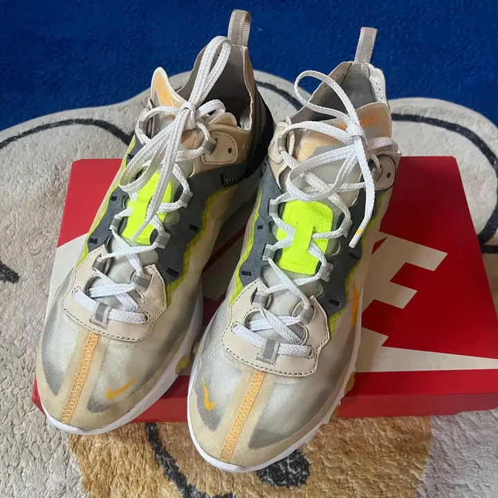 [BUNJANG] Nike React Element 87 Light Orewood Brown Sneakers / 나이키 리액트 엘리먼트87 라이트 오우드 브라운 270사이즈