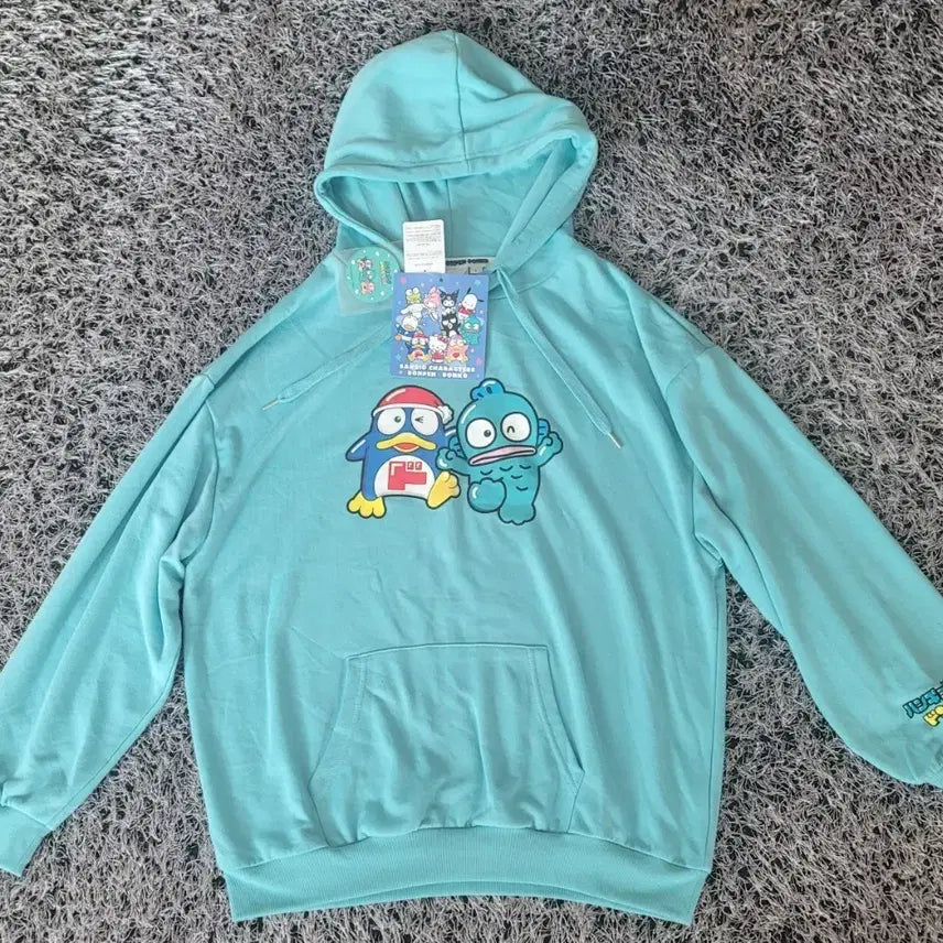[BUNJANG] Donpeng x Hangyodong Collaboration Hoodie L / 돈펭 한교동 콜라보 후드티  L
