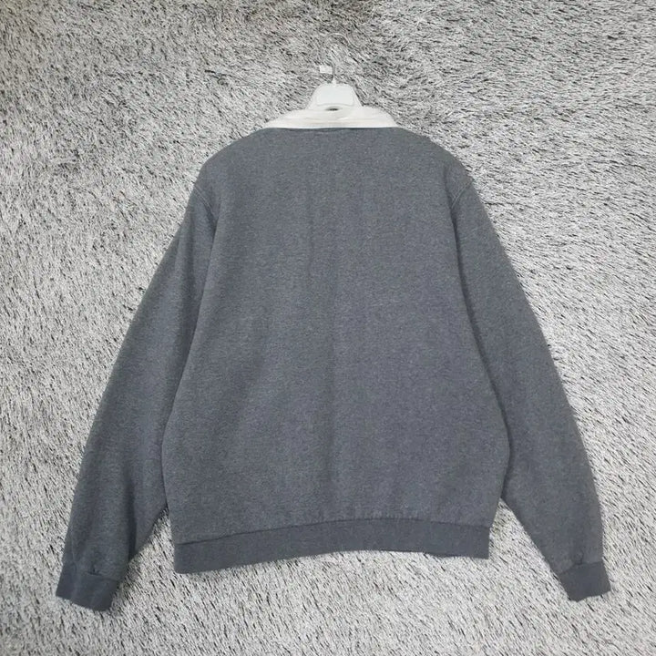 [BUNJANG] Nike Classic Gray Colorblock Anorak Sweatshirt / 나이키 그레이 카라넥 아노락 클래식 맨투맨 2100826