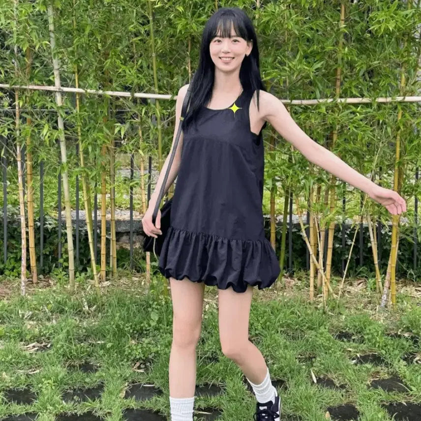 [BUNJANG] GBH Pumpkin Mini Dress / GBH 지비에이치 펌킨 미니 드레스