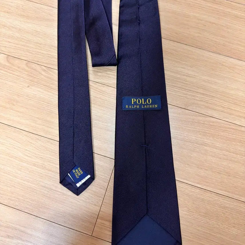 [SOLD OUT] 폴로 메이드인 이태리 네이비 넥타이
