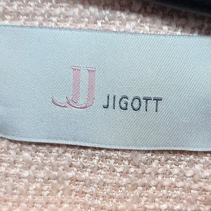 [BUNJANG] JJ JIGOTT Pink Tweed Short Sleeve Jacket / JJ지고트 핑크 트위드 반팔 자켓