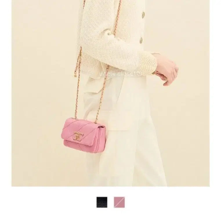 [SOLD OUT] 한섬 타임 미니 체인백 블랙 판매