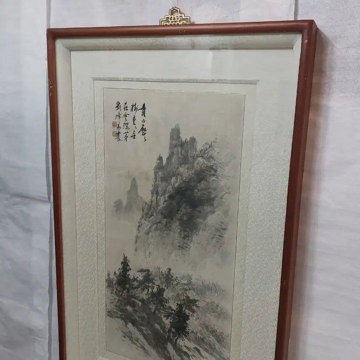 [SOLD OUT] 남농 허건 산수화(유리액자) 54cm-85cm 판매합니다.