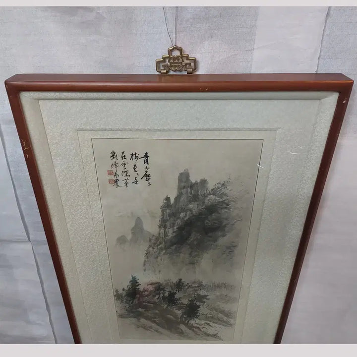 [SOLD OUT] 남농 허건 산수화(유리액자) 54cm-85cm 판매합니다.