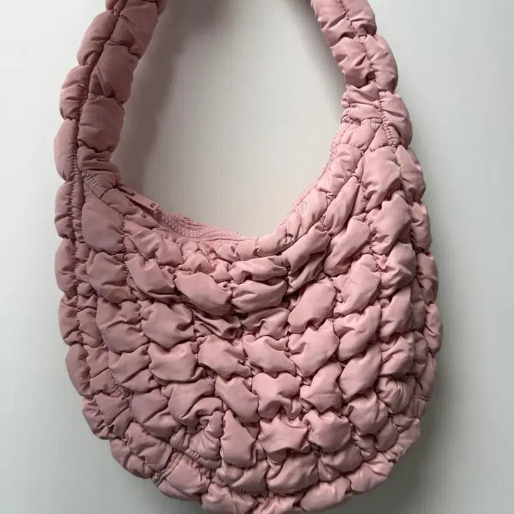[BUNJANG] COS Quilted Mini Bag Cherry Blossom Pink / 코스 퀼티드 미니백 벚꽃핑크 구름빵 가방