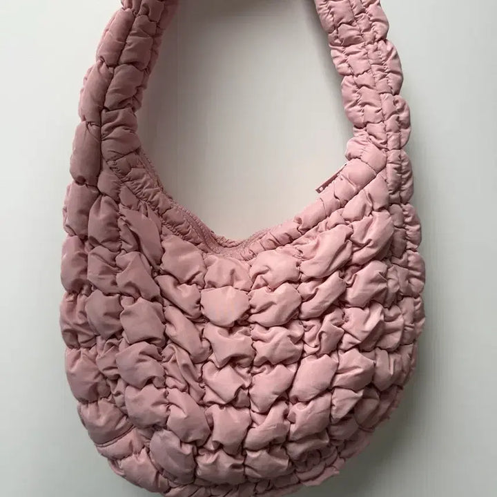 [BUNJANG] COS Quilted Mini Bag Cherry Blossom Pink / 코스 퀼티드 미니백 벚꽃핑크 구름빵 가방