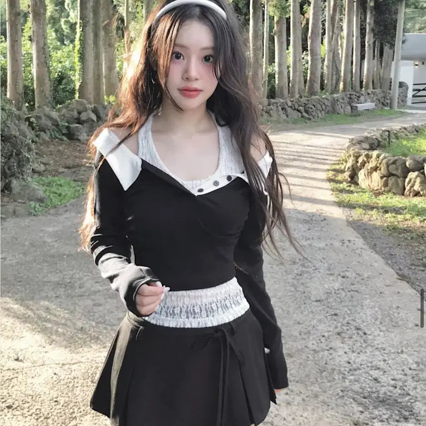 [BUNJANG] Cloud Emotion Bona Top Black / 클라우드 이모션 보나탑 블랙