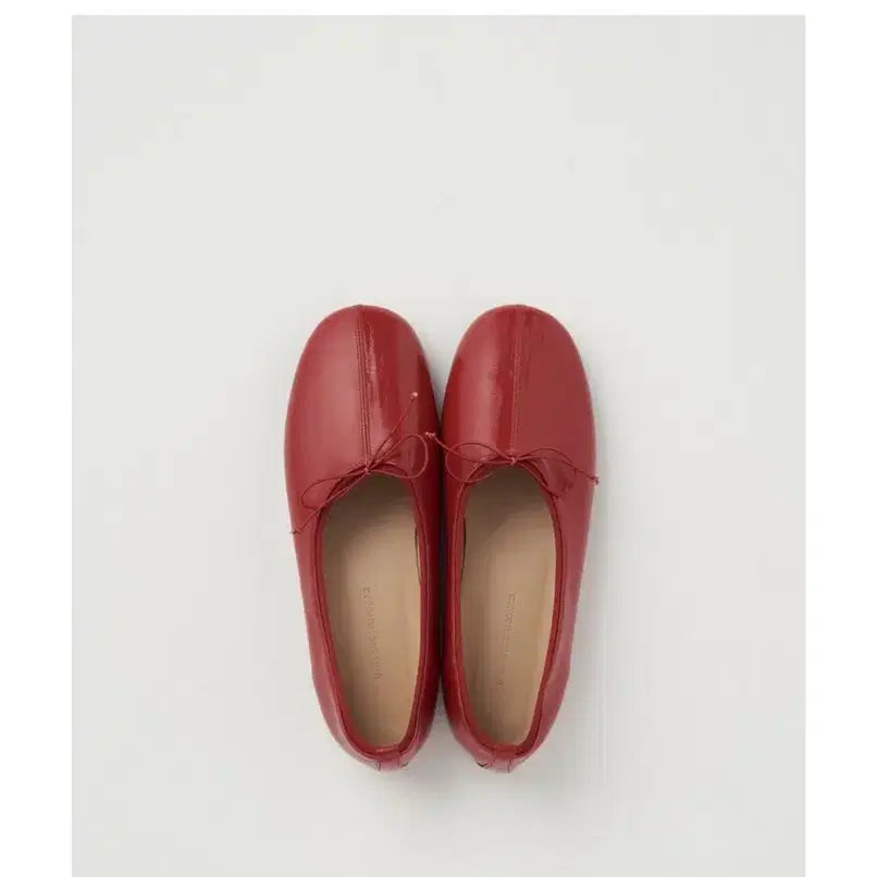 [BUNJANG] Understanding Red Handmade Leather Flat Shoes / 언더스탠딩 레드 수제화 플랫슈즈 단화 핸드메이드 240 이태리 소가죽