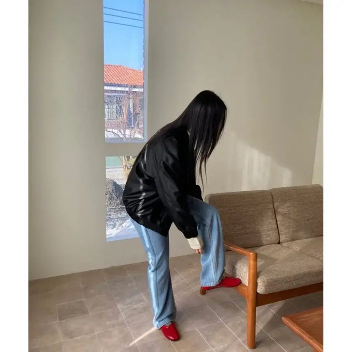 [BUNJANG] Understanding Red Handmade Leather Flat Shoes / 언더스탠딩 레드 수제화 플랫슈즈 단화 핸드메이드 240 이태리 소가죽
