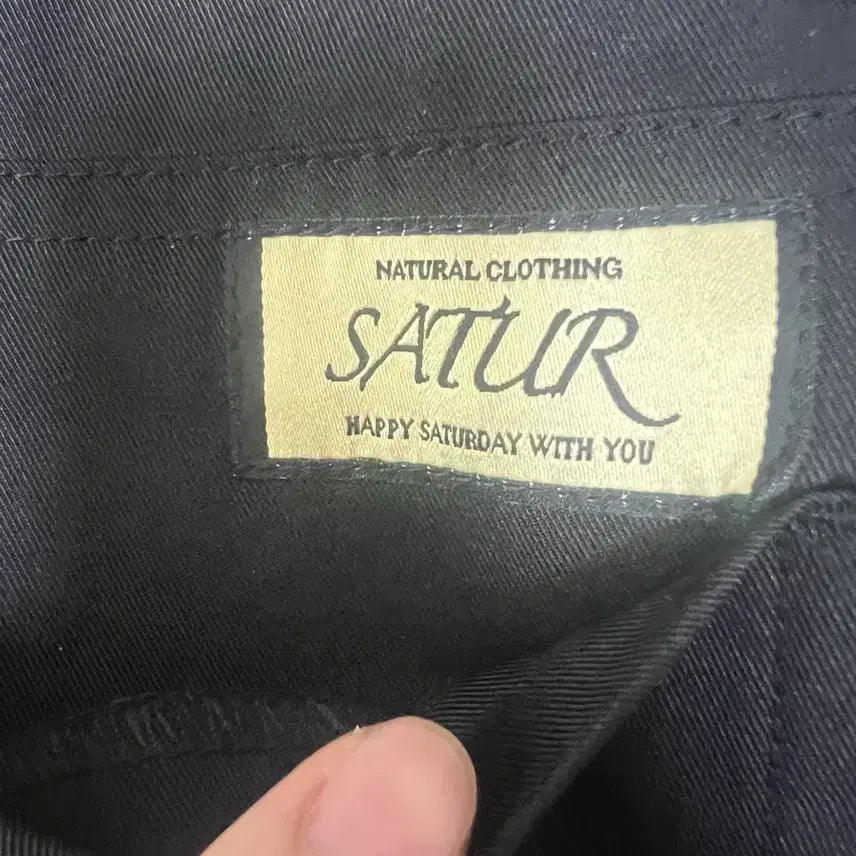 [BUNJANG] Setter Torino Western Two-Tone Pants Classic Black (S) / 세터 토리노 웨스턴 투 톤 팬츠 클랙식 블랙(s)