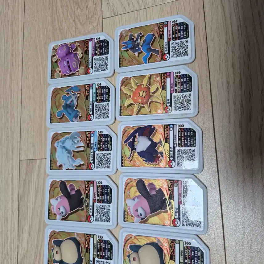 [SOLD OUT] 포켓몬가오레 카드   1성 2성3성