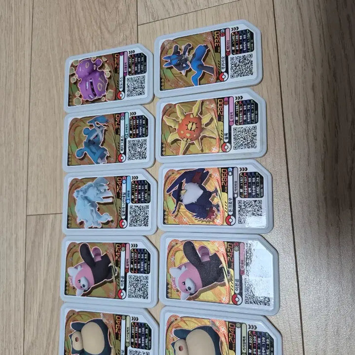 [SOLD OUT] 포켓몬가오레 카드   1성 2성3성