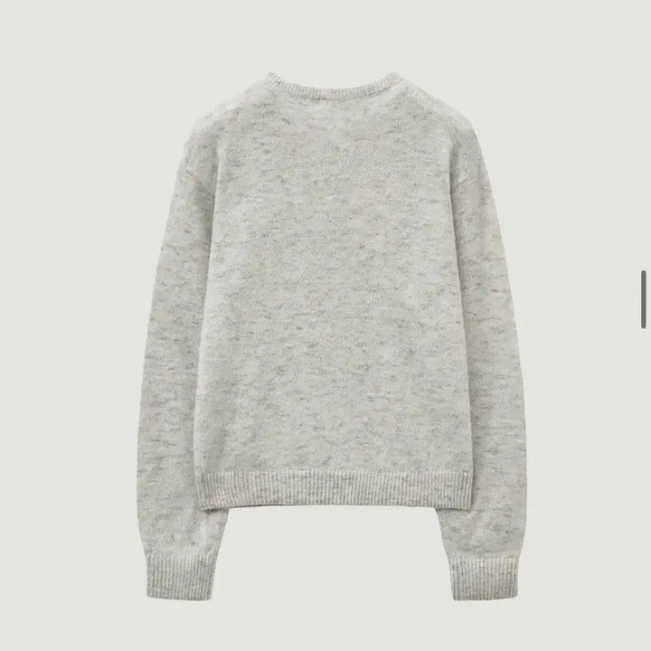[BUNJANG] ELMOOD Pablo Brushed Mohair Wool Henley Neck Knit (Size 44) / 엘무드-파블로 브러시드 모헤어 울 헨리넥 니트 (44)