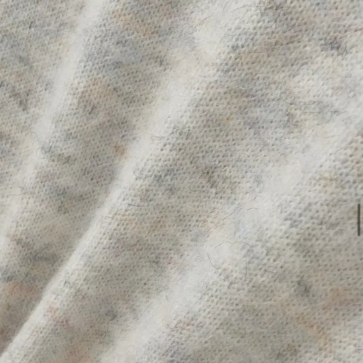 [BUNJANG] ELMOOD Pablo Brushed Mohair Wool Henley Neck Knit (Size 44) / 엘무드-파블로 브러시드 모헤어 울 헨리넥 니트 (44)