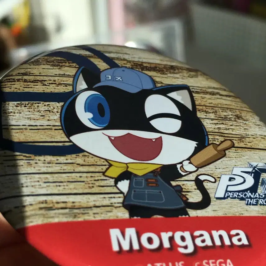 [BUNJANG] Persona 5 Royal Morgana Bakery Can Badge / 페르소나5 로열 모르가나 베이커리 캔뱃지