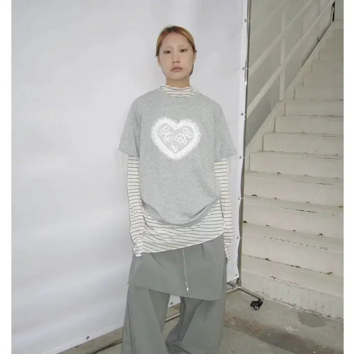 [BUNJANG] Layered Wide Skirt Pants / 레이어드 스타일 와이드 스커트 팬츠 새제품