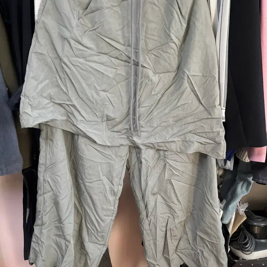 [BUNJANG] Layered Wide Skirt Pants / 레이어드 스타일 와이드 스커트 팬츠 새제품