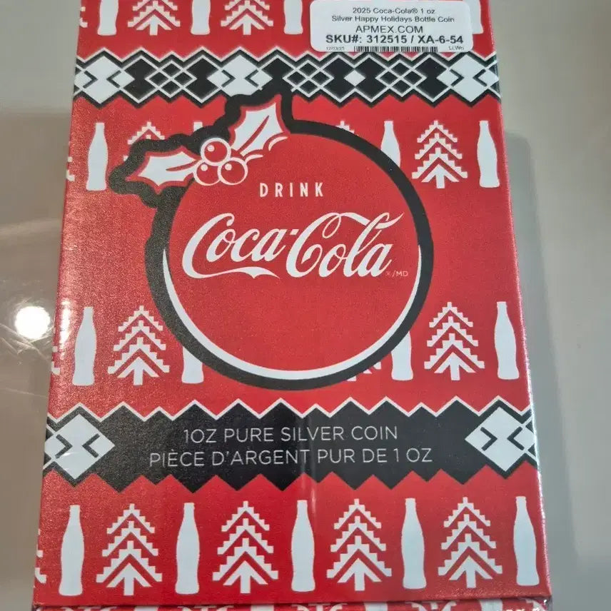 [SOLD OUT] 코카콜라 냉장고 홀리데이 1온스 은화