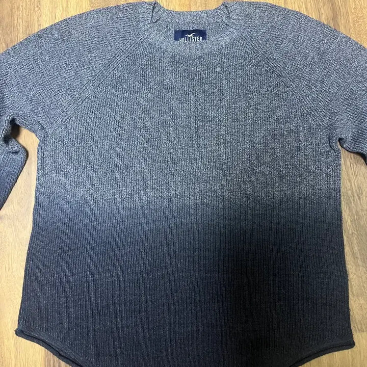 [BUNJANG] Abercrombie &amp; Fitch Gray Gradient Knit Sweater / 정품) 아베크롬비 홀리스터 그라데이션 그레이 니트