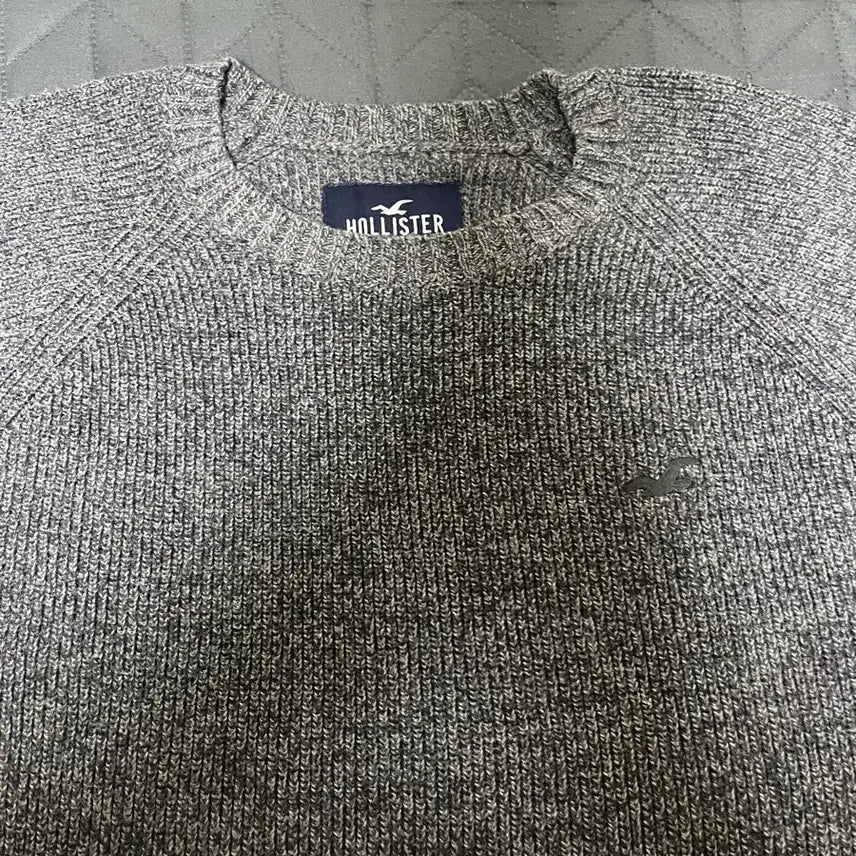 [BUNJANG] Abercrombie &amp; Fitch Gray Gradient Knit Sweater / 정품) 아베크롬비 홀리스터 그라데이션 그레이 니트