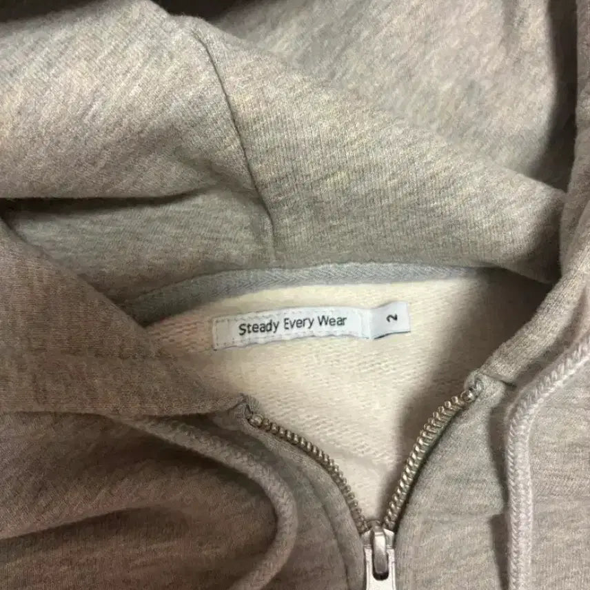 [BUNJANG] SteadyWear Everyday Hoodie Zip-up Melange Gray / [2] 스테디에브리웨어 후드집업 멜란지 그레이