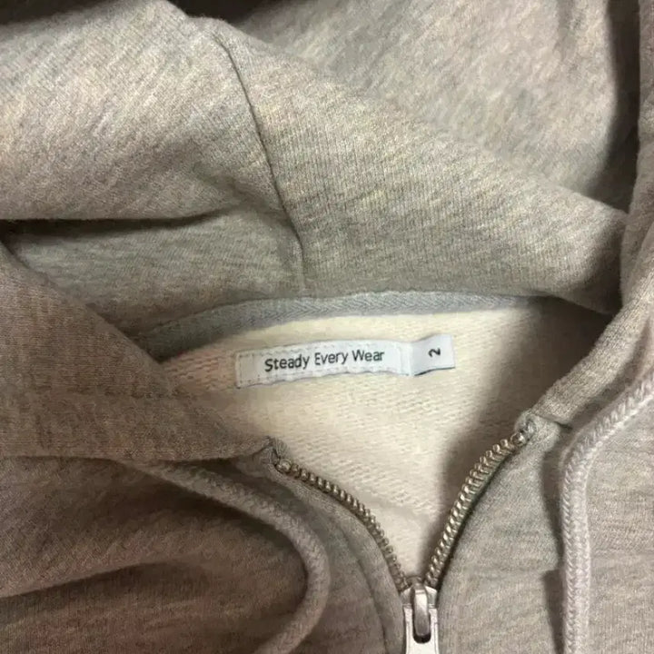 [BUNJANG] SteadyWear Everyday Hoodie Zip-up Melange Gray / [2] 스테디에브리웨어 후드집업 멜란지 그레이