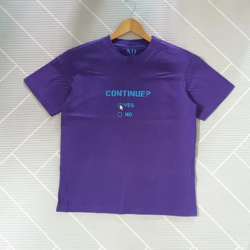[BUNJANG] NII Classic Arcade Game Print Short Sleeve T-Shirt Size 90 / .(미착용)90 NII 고전오락게임 프린팅 반팔 티셔츠