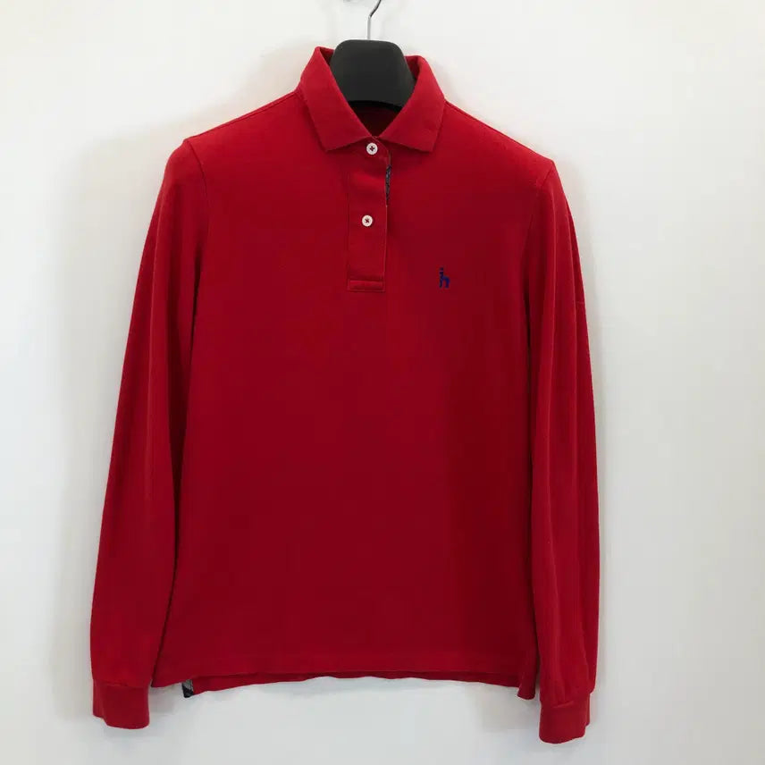 [BUNJANG] Hazzys Embroidered Logo Pique Collar T-Shirt Size 90 / 헤지스 자수로고 피케 카라티 90