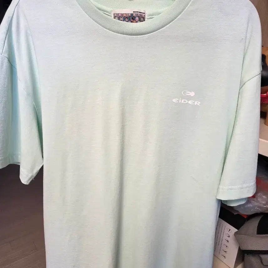 [SOLD OUT] 아이더 민트색 반팔 티셔츠 L