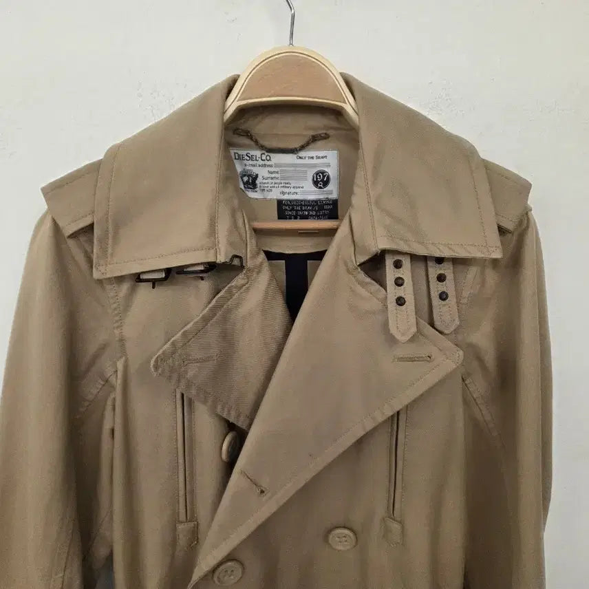 [BUNJANG] Diesel Trench Coat (Beige) - Women&