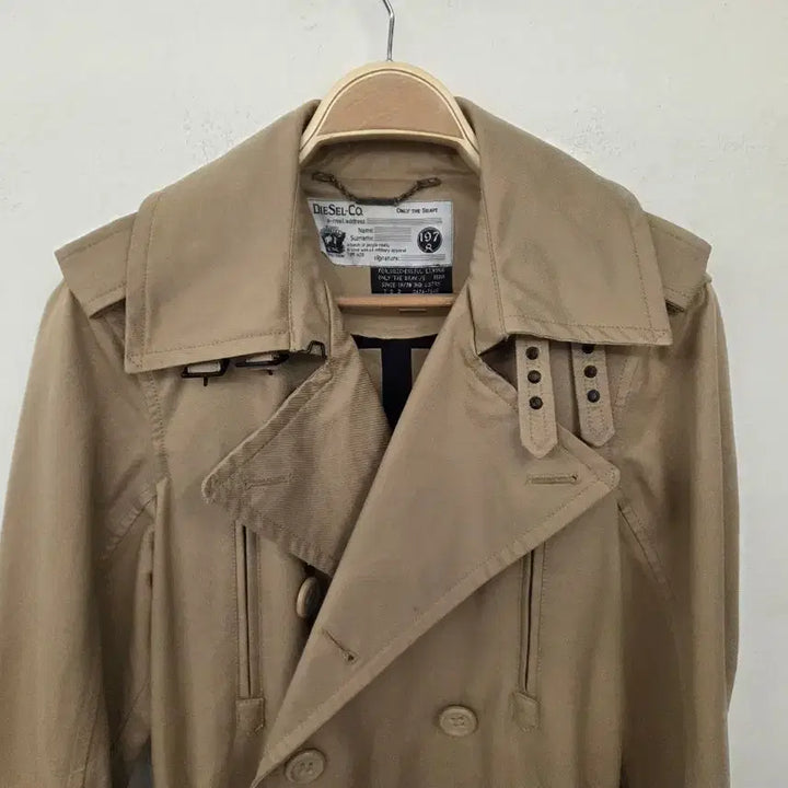 [BUNJANG] Diesel Trench Coat (Beige) - Women&