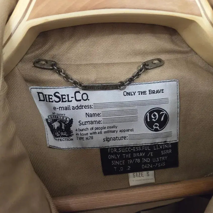 [BUNJANG] Diesel Trench Coat (Beige) - Women&